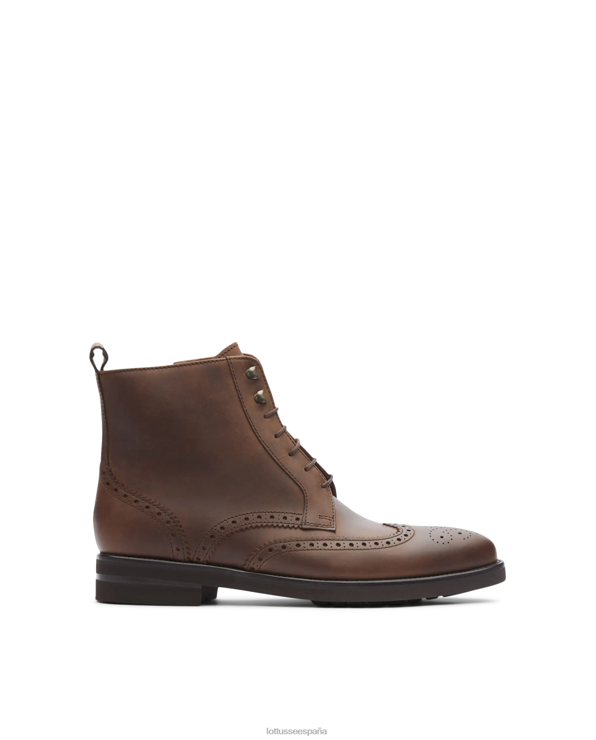 Lottusse botas holborn enceradas marrón hombres calzado V40NX149