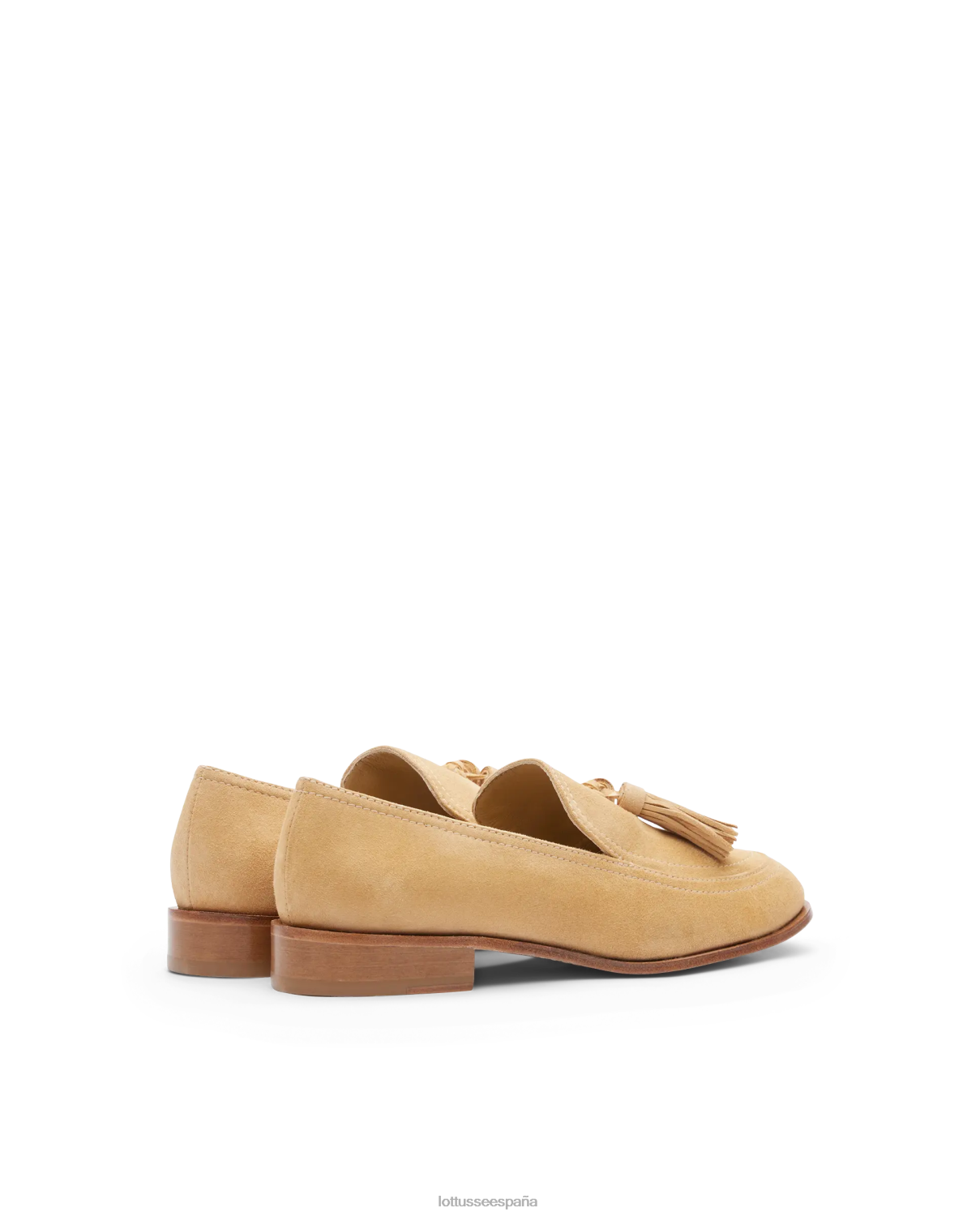 Lottusse mocasines claire de gamuza beige mujer calzado V40NX244